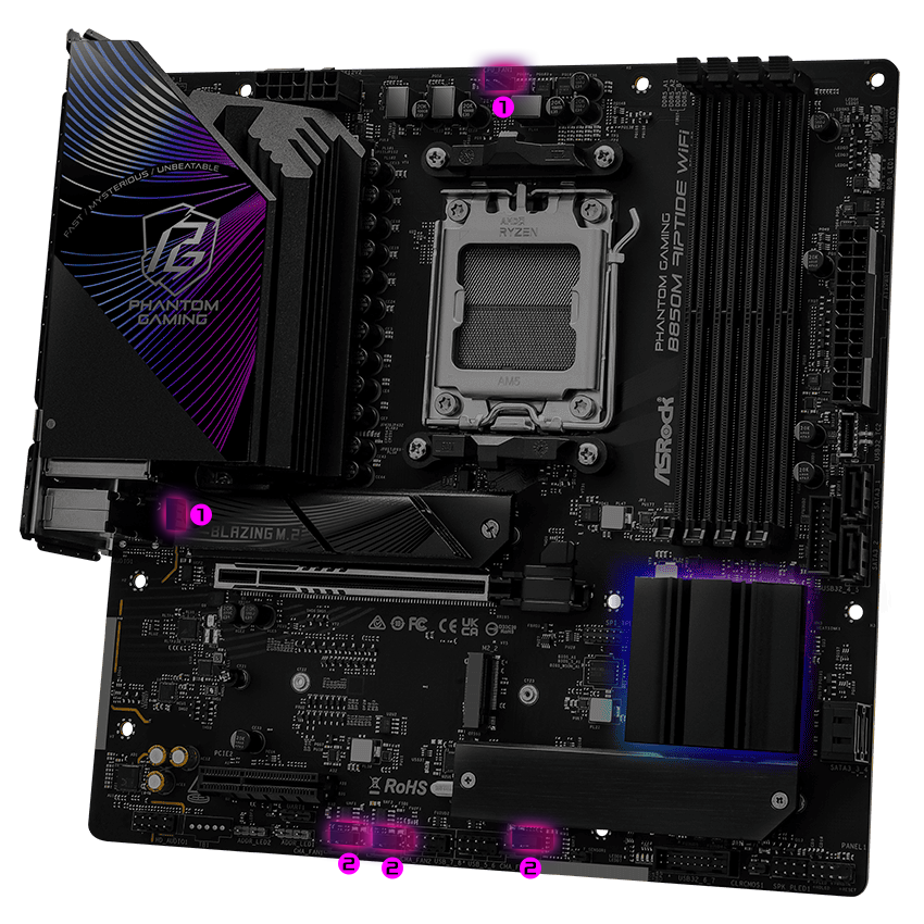 ASRock B850M Riptide WiFi Motherboard